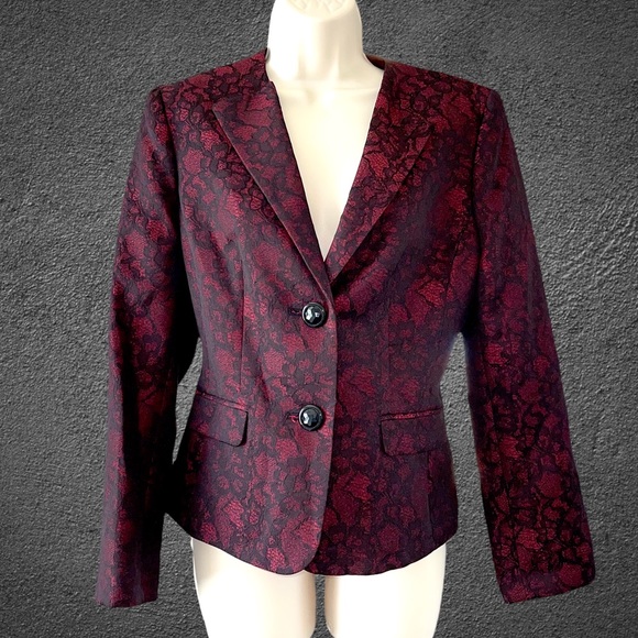 Evan Picone Black Label Victorian Design Blazer - Picture 3 of 10